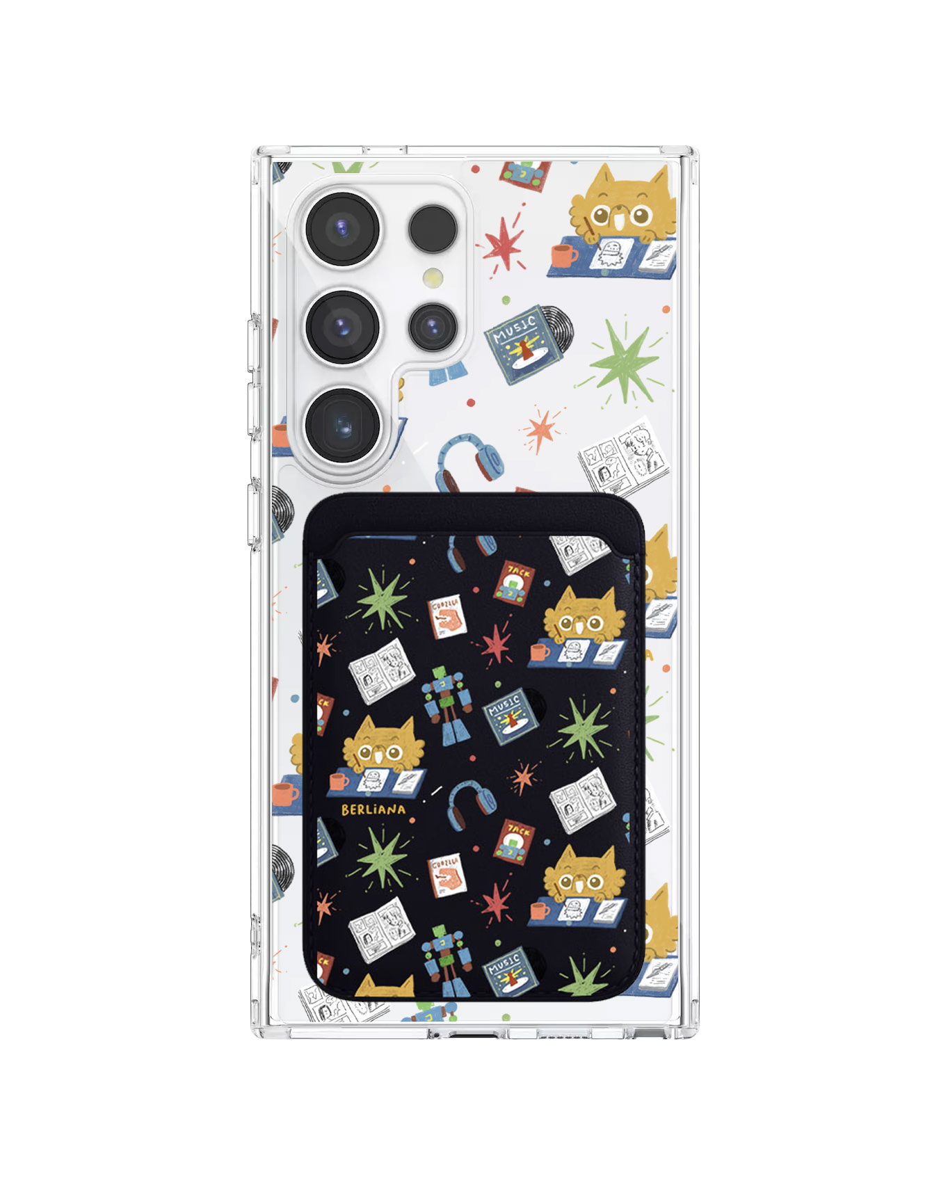 Android Magnetic Wallet Case - Too Much Hobbies