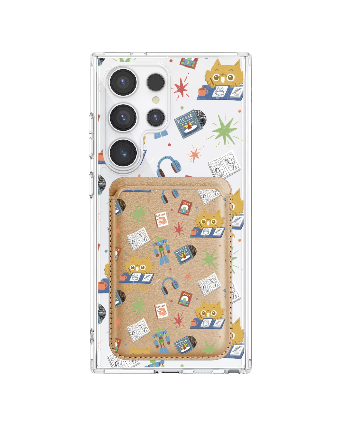 Android Magnetic Wallet Case - Too Much Hobbies