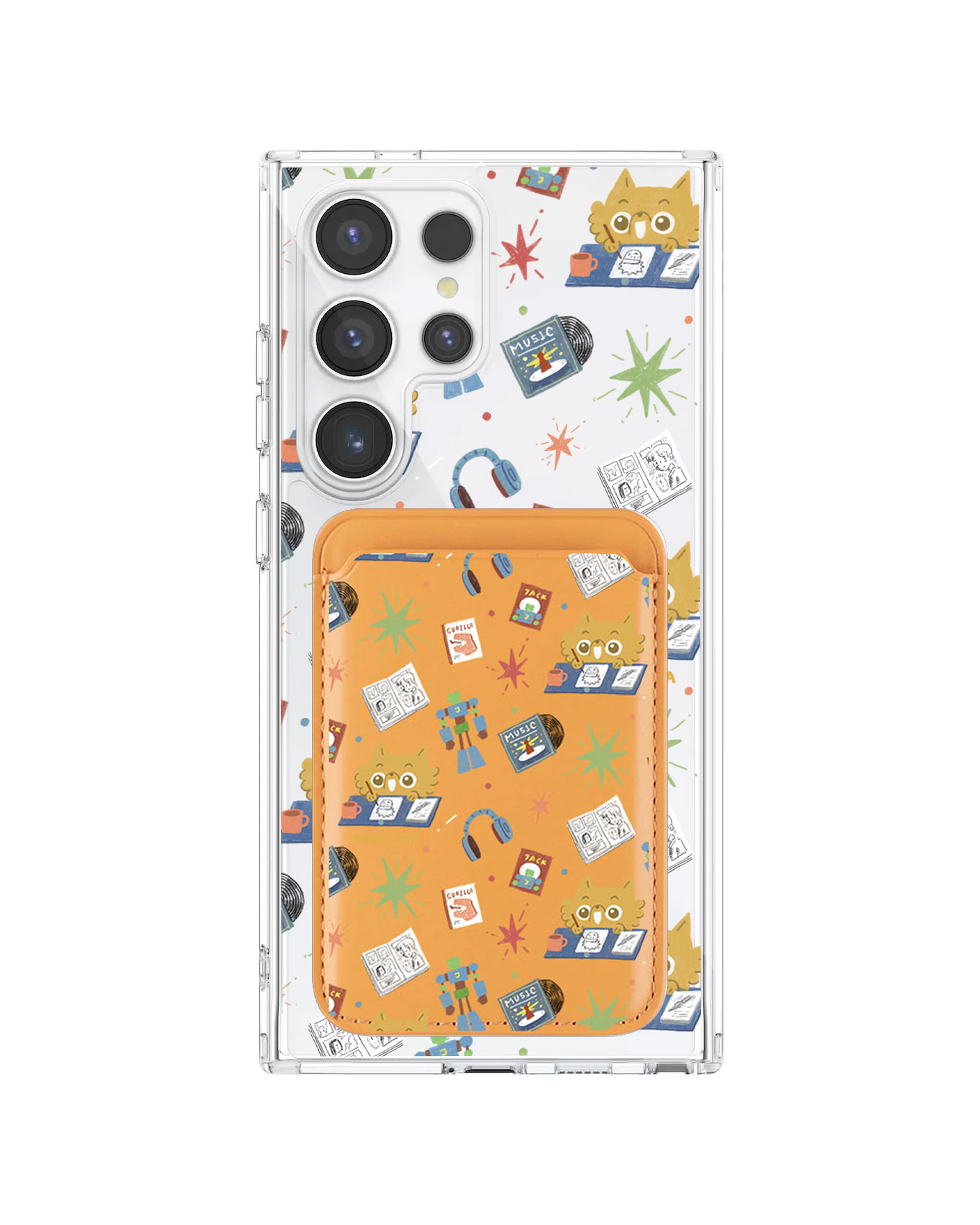 Android Magnetic Wallet Case - Too Much Hobbies