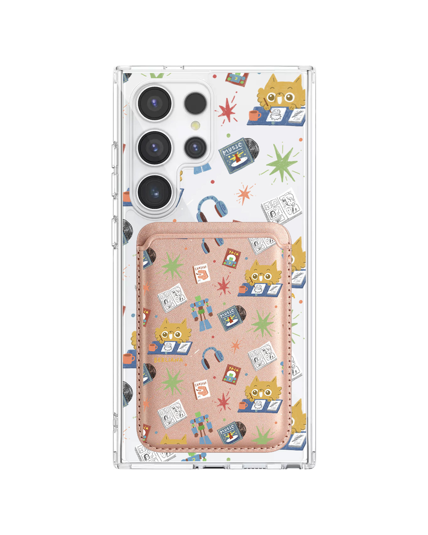 Android Magnetic Wallet Case - Too Much Hobbies