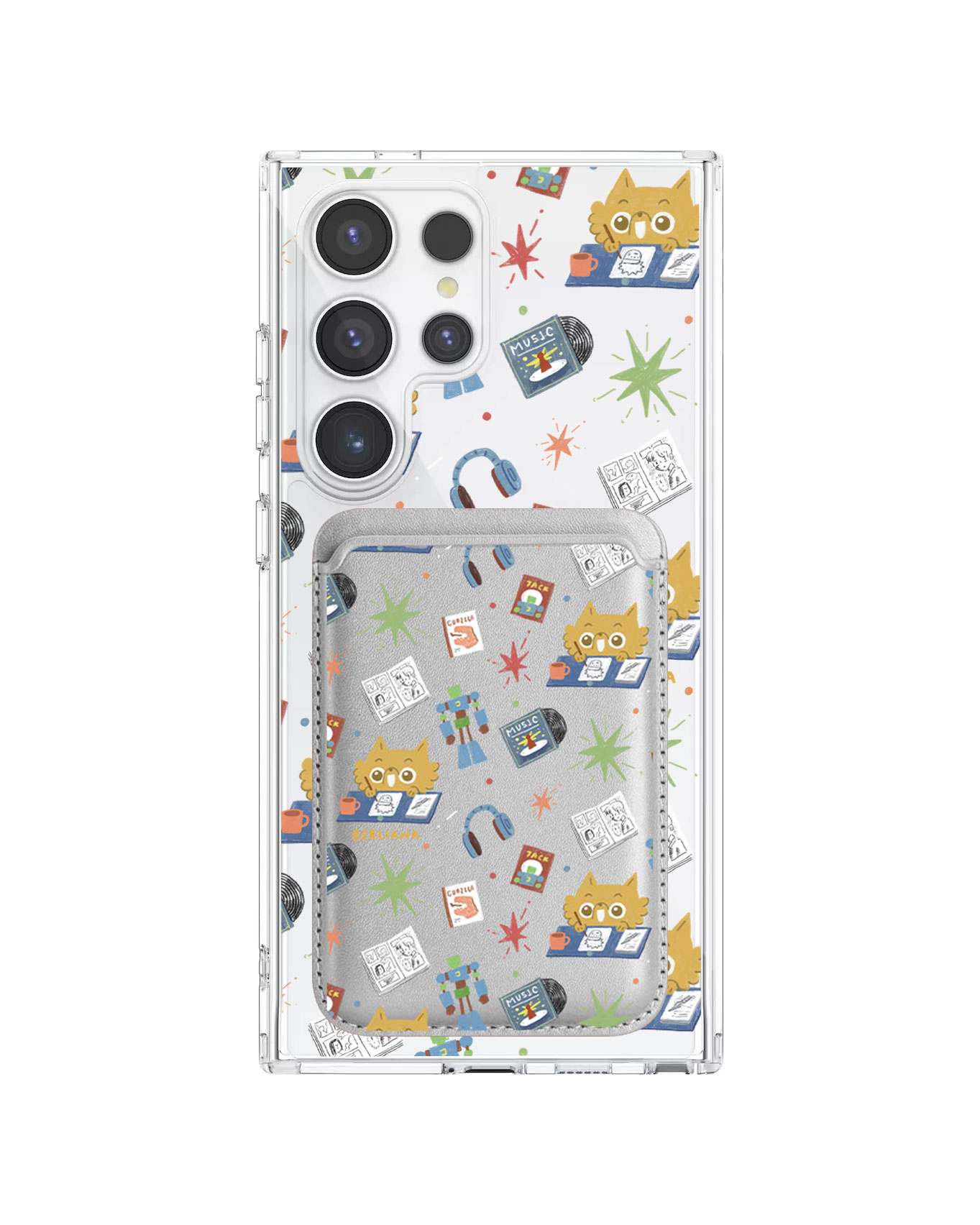 Android Magnetic Wallet Case - Too Much Hobbies