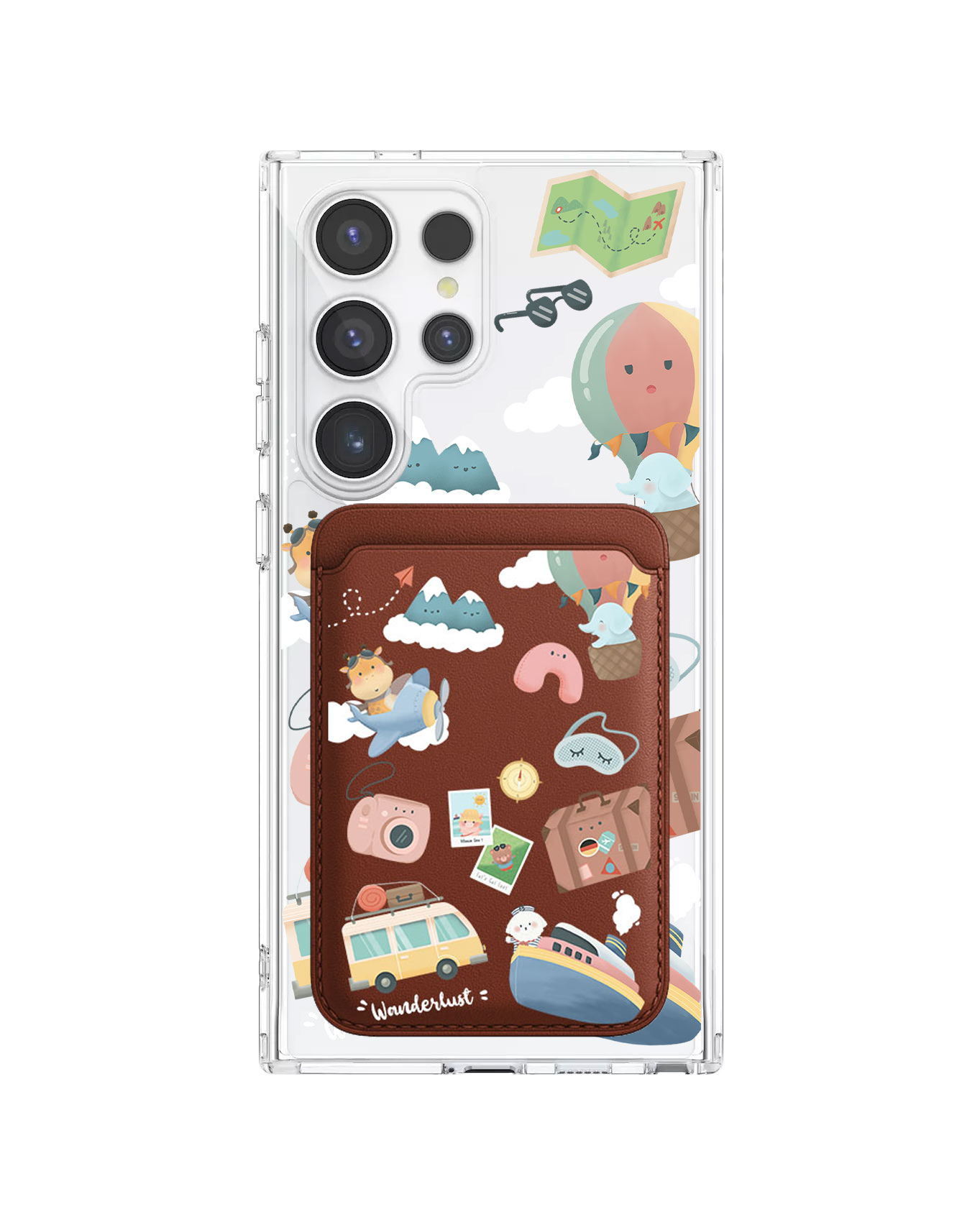 เคสกระเป๋าสตางค์แม่เหล็ก Android - สำหรับการเดินทาง