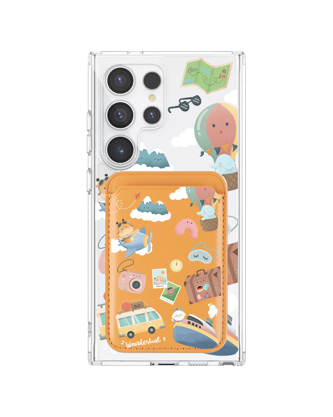 เคสกระเป๋าสตางค์แม่เหล็ก Android - สำหรับการเดินทาง