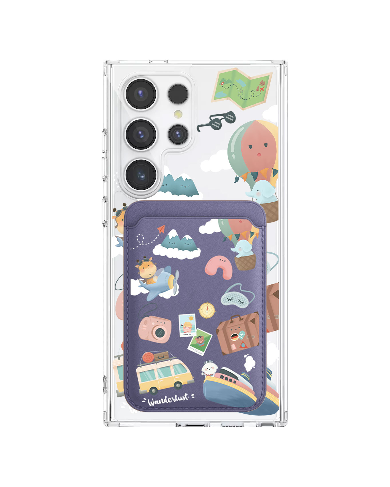 เคสกระเป๋าสตางค์แม่เหล็ก Android - สำหรับการเดินทาง