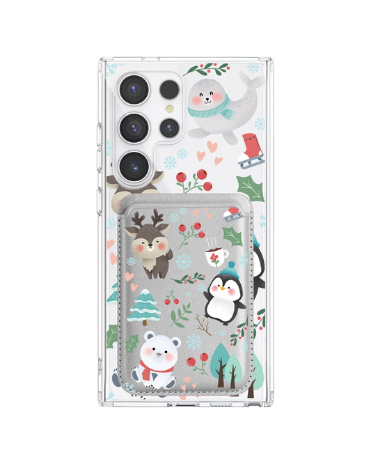 Android Magnetic Wallet Case - Winter