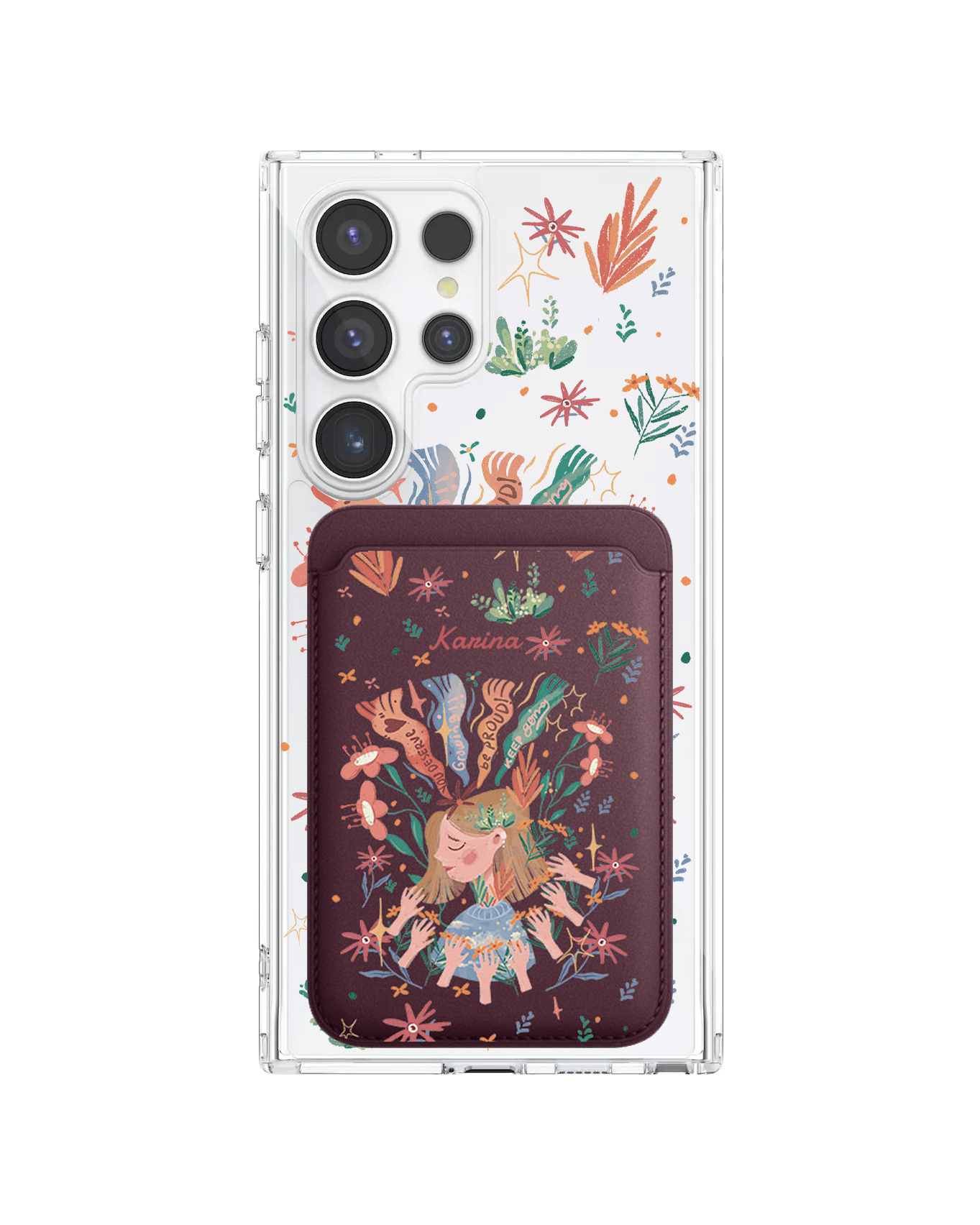 Android Magnetic Wallet Case - You Deserve Love