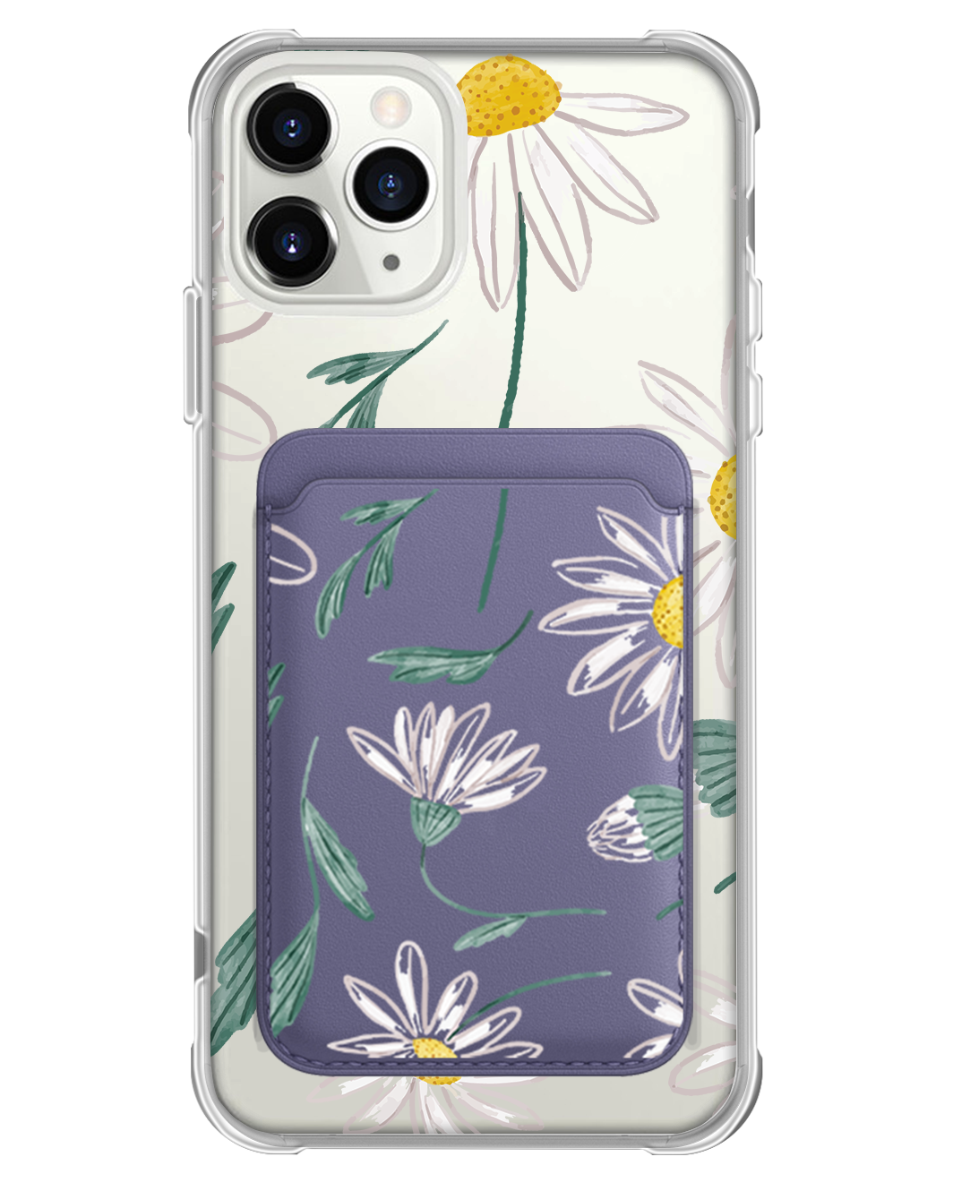 iPhone Magnetic Wallet Case - April Daisy