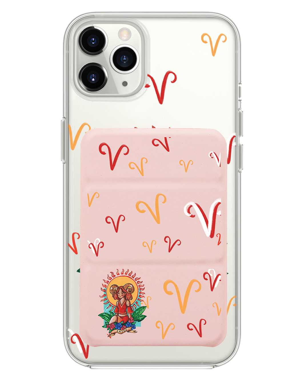 เคสแบบพับสามทบแม่เหล็กสำหรับ iPhone - ราศีเมษ