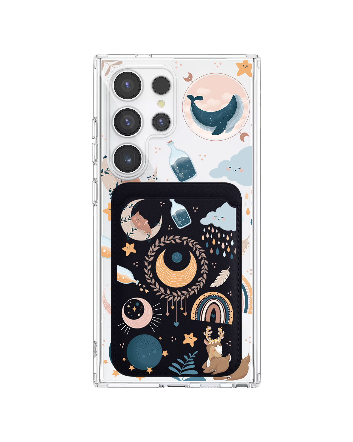 Android Magnetic Wallet Case - Boho
