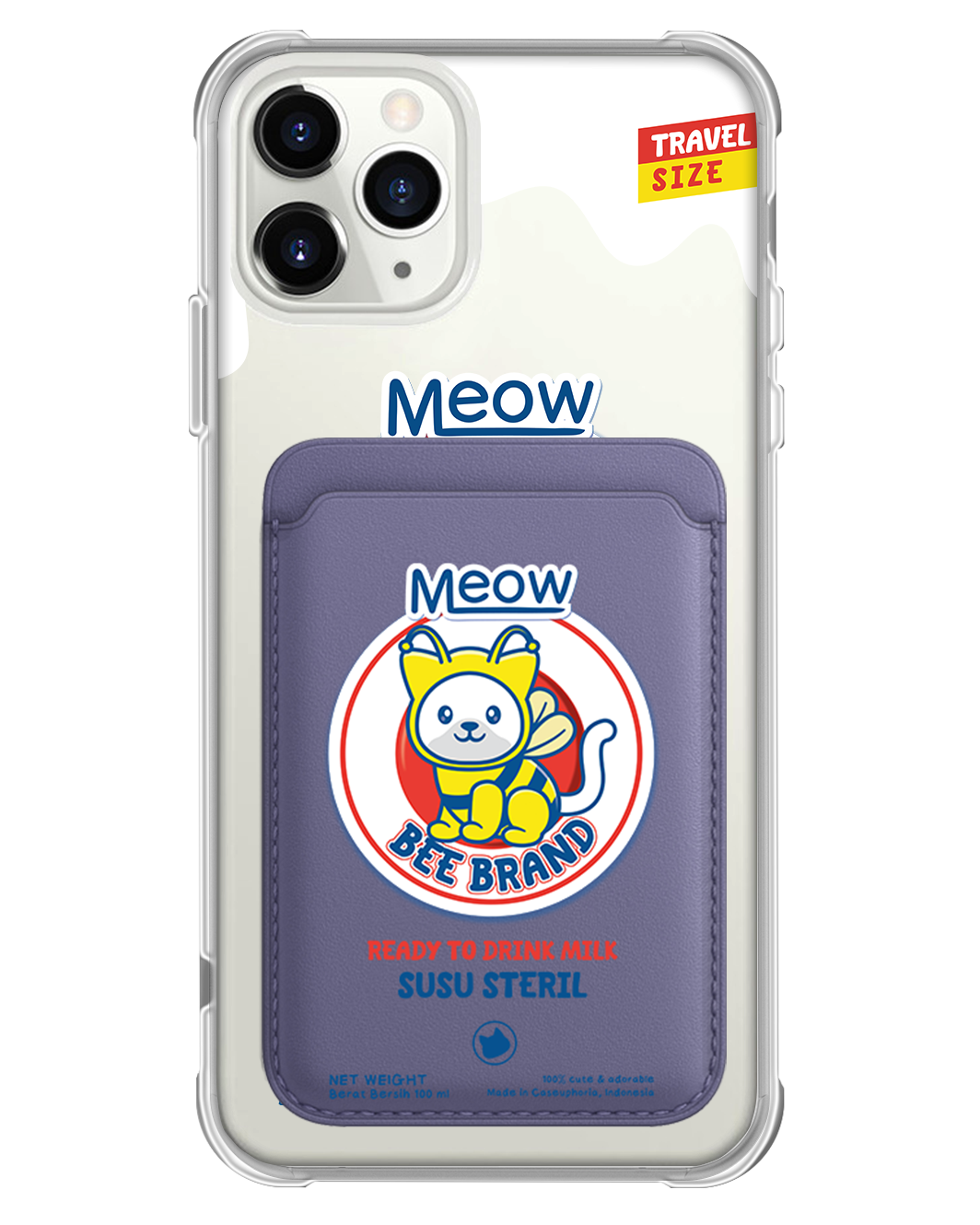 iPhone Magnetic Wallet Case - Bee Brand