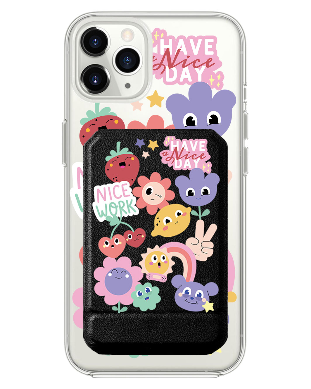 iPhone Magnetic Multifold Wallet - Garden Party