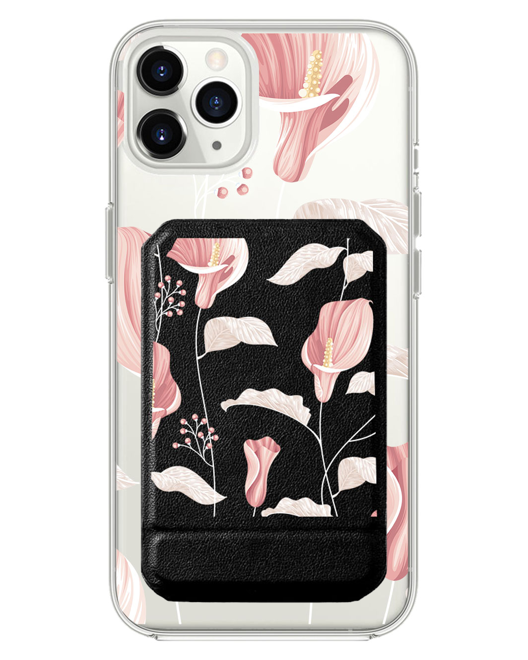 iPhone Magnetic Multifold Wallet - Easter Lily