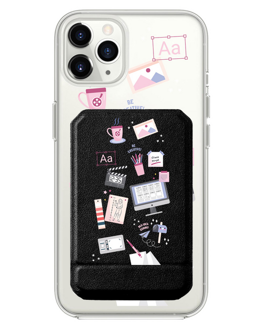iPhone Magnetic Multifold Wallet - Designer
