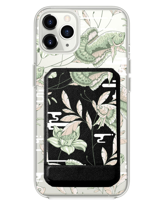 iPhone Magnetic Multifold Wallet - Fish & Floral 6.0
