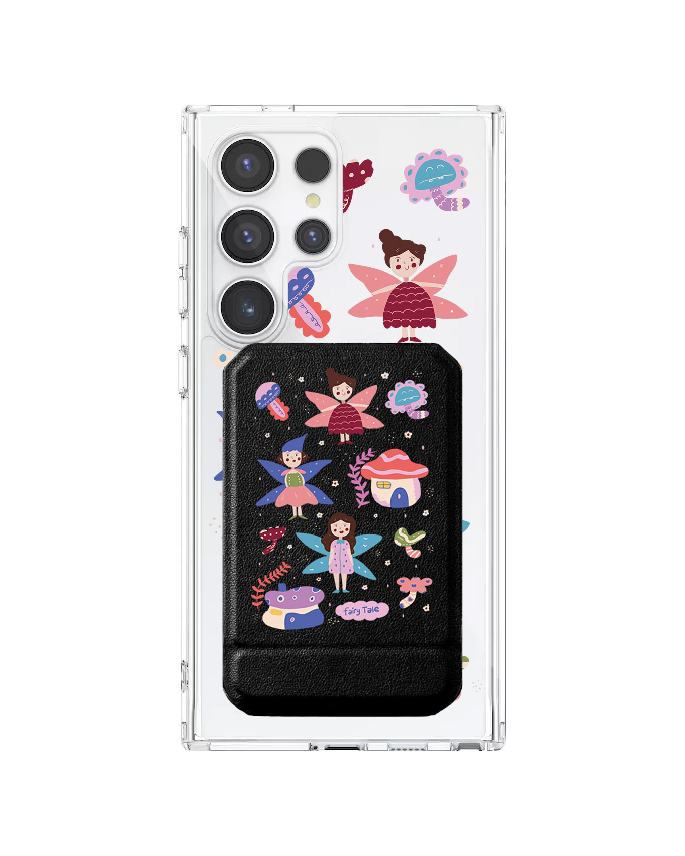 Android Magnetic Multifold Wallet - Fairytale