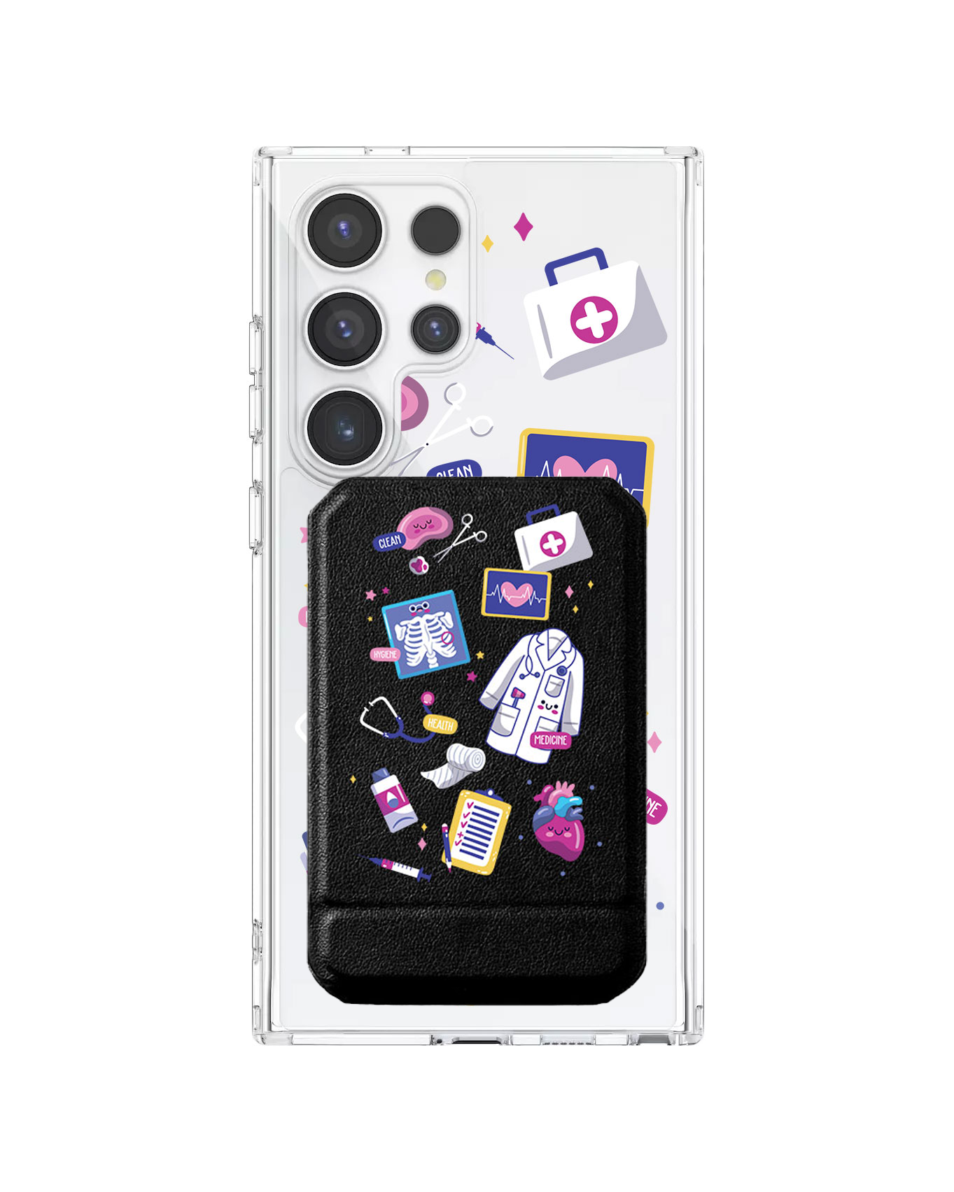 Android Magnetic Multifold Wallet - Doctor