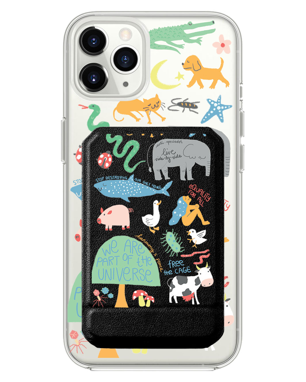 iPhone Magnetic Multifold Wallet - Equality