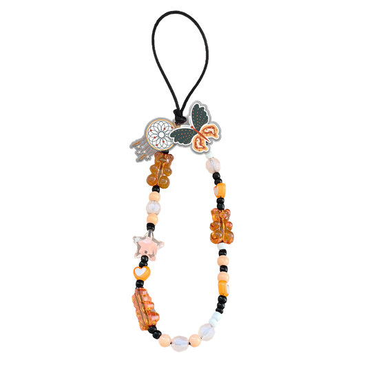 Beaded Strap with Acrylic Charm  - Boho 3.0