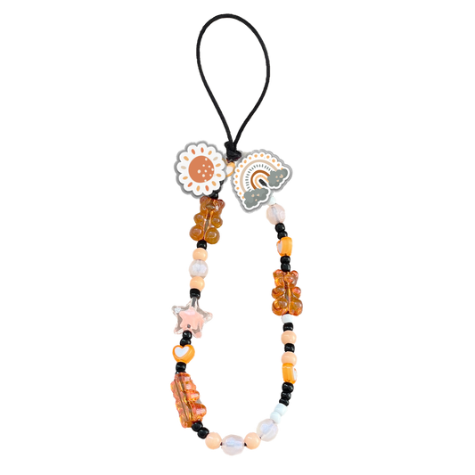 Beaded Strap with Acrylic Charm  - Boho 2.0 & 4.0