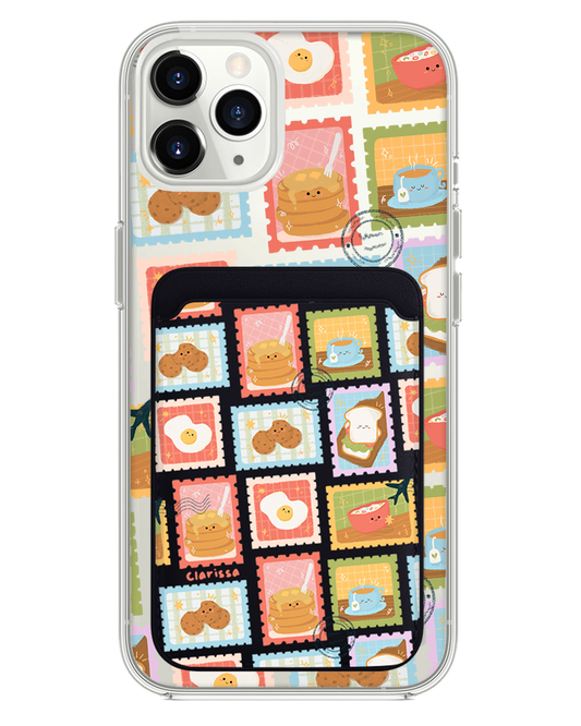 เคส iPhone แบบแม่เหล็ก - แสตมป์เมนูอาหารเช้า