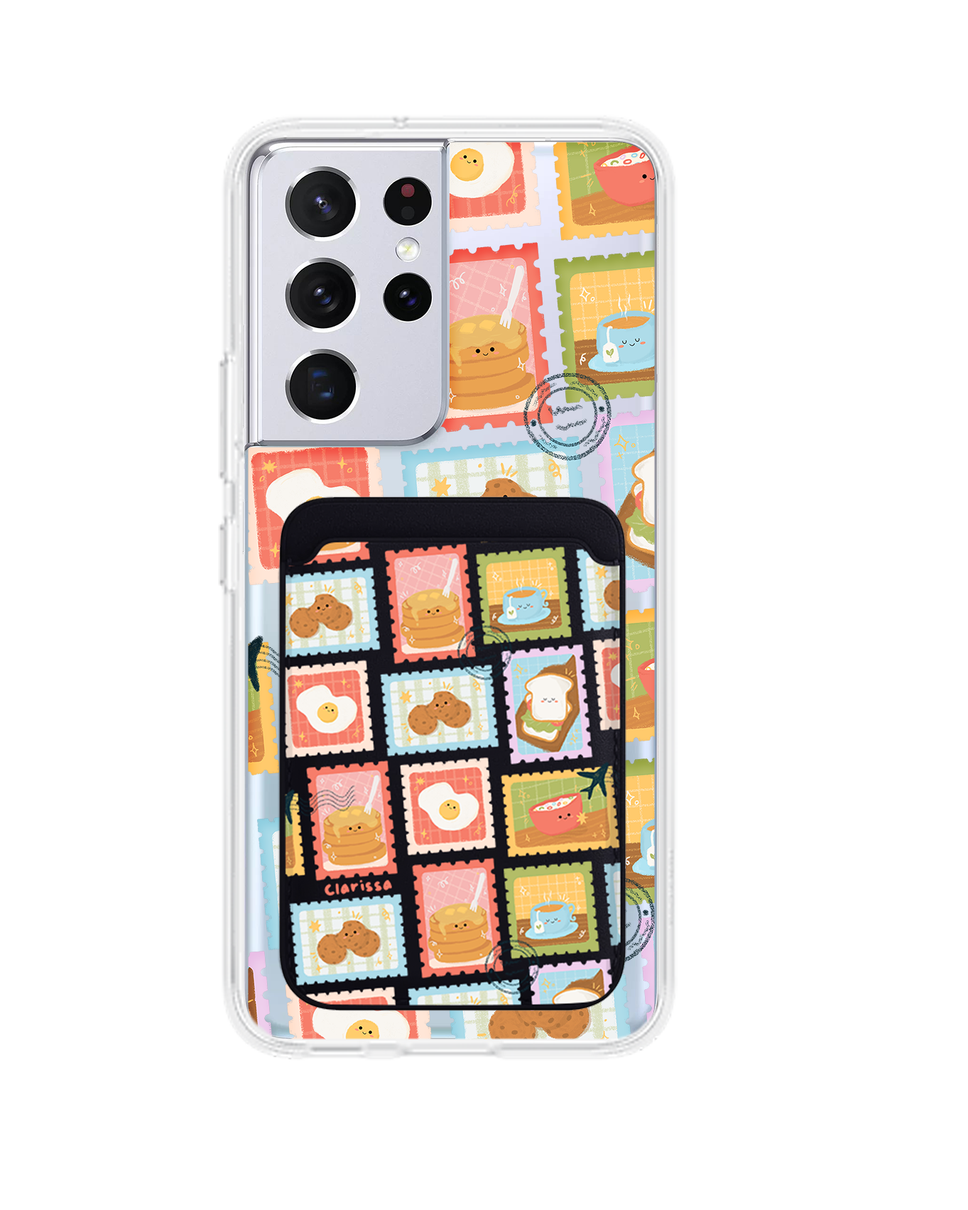 เคสแม่เหล็กสำหรับ Android - แสตมป์เมนูอาหารเช้า