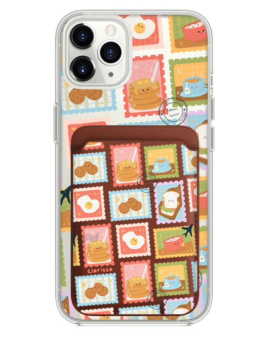 เคส iPhone แบบแม่เหล็ก - แสตมป์เมนูอาหารเช้า