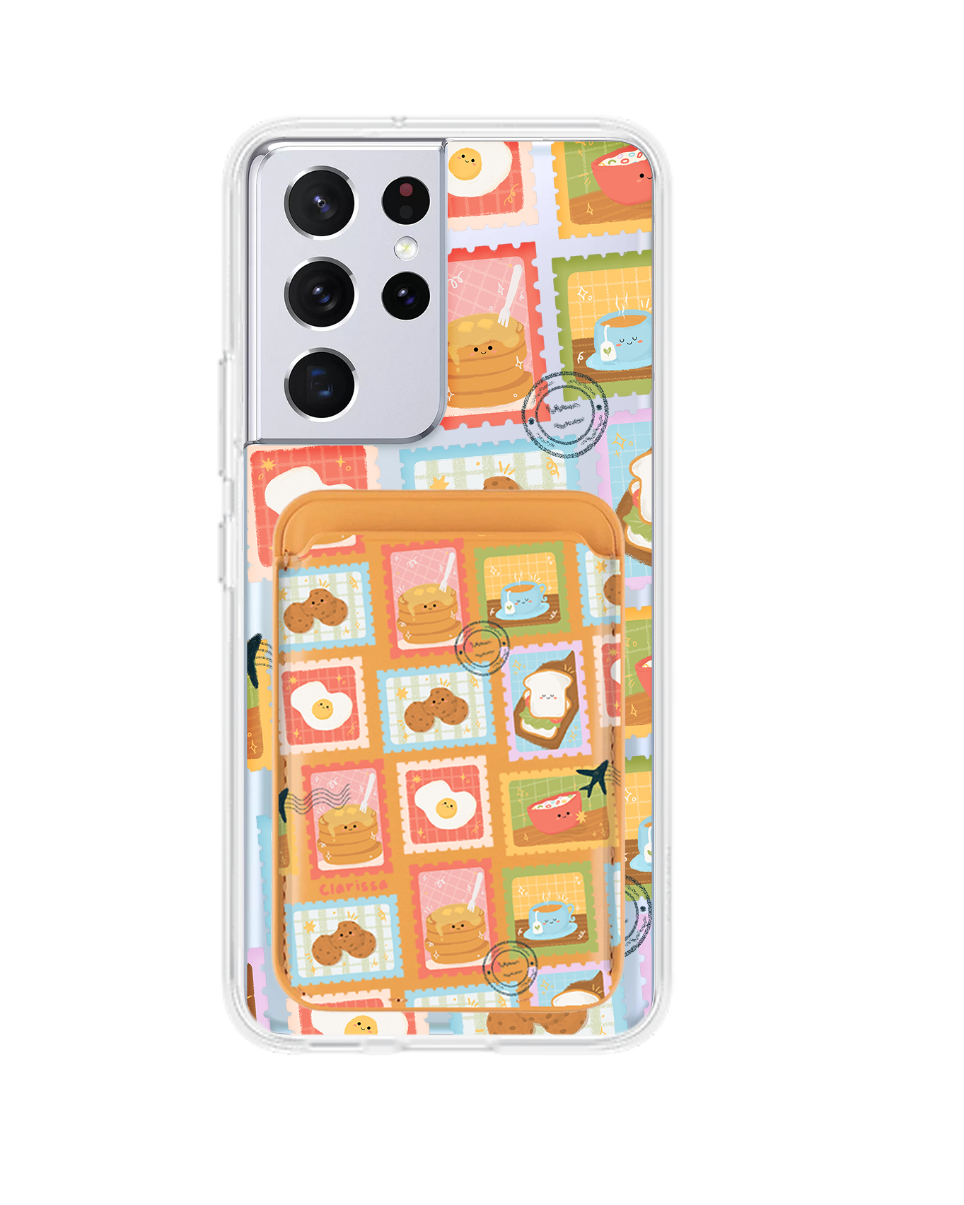 เคสแม่เหล็กสำหรับ Android - แสตมป์เมนูอาหารเช้า