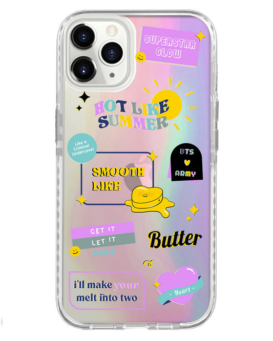 غطاء حماية خلفي للآيفون - مجموعة BTS Butter Stater Pack