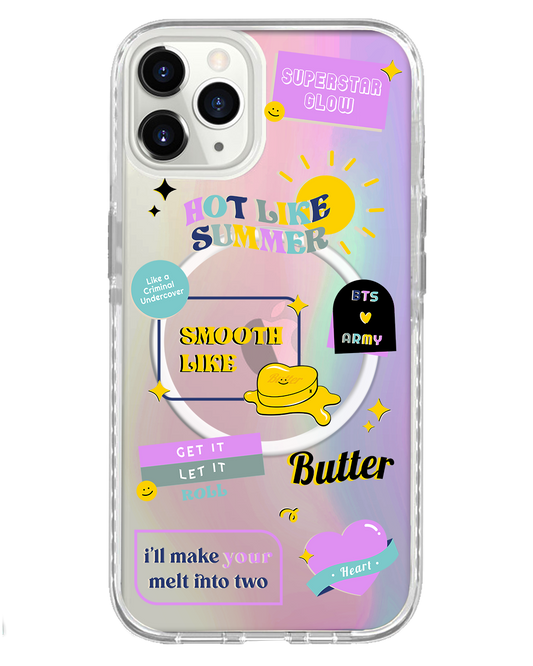 غطاء حماية خلفي للآيفون - مجموعة BTS Butter Stater Pack