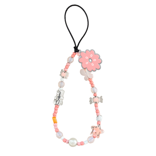 Beaded Strap with Acrylic Charm  - Celestial
