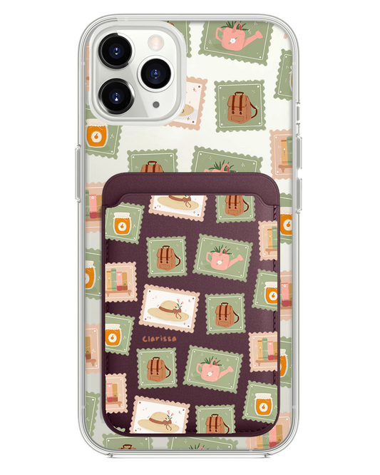 เคส iPhone แบบแม่เหล็ก - Cottagecore Stamps