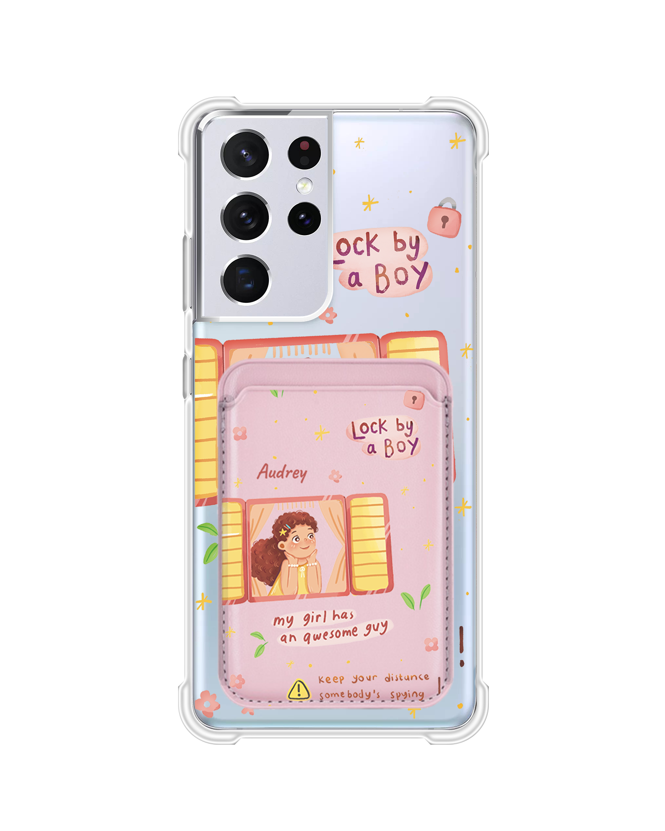 เคสกระเป๋าสตางค์แม่เหล็ก Android - Crush Girl (เคสคู่รัก)