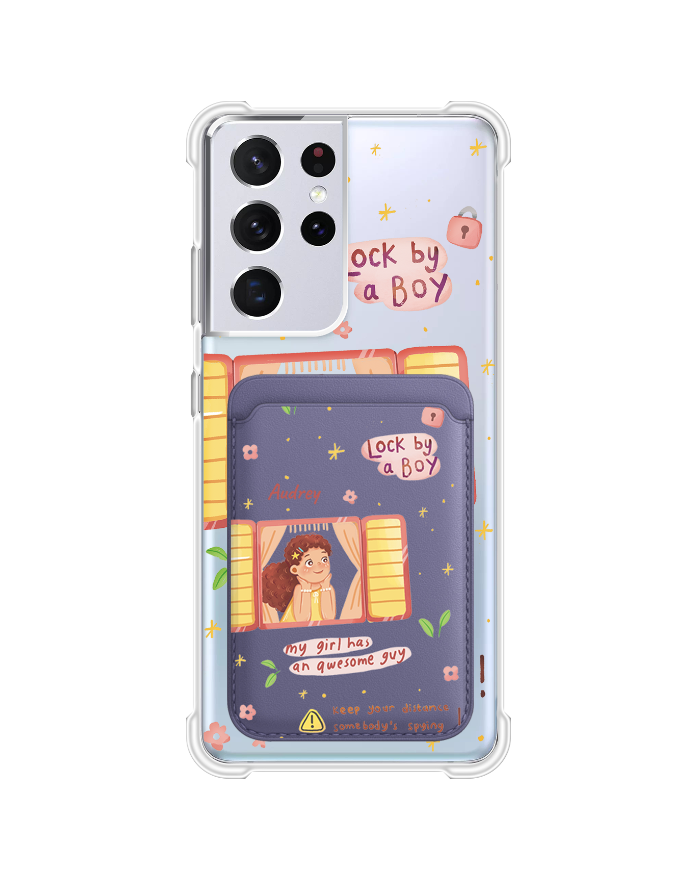 เคสกระเป๋าสตางค์แม่เหล็ก Android - Crush Girl (เคสคู่รัก)