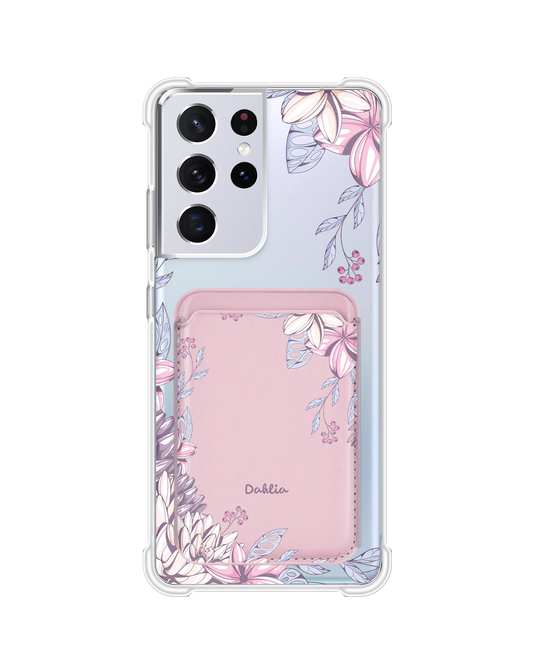 Android Magnetic Wallet Case - Dahlia