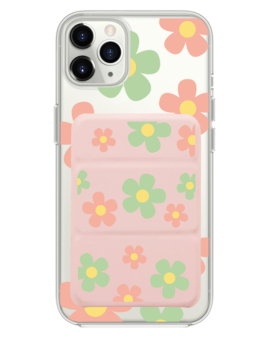 เคสพับสามทบแม่เหล็กสำหรับ iPhone - Daisy Spring