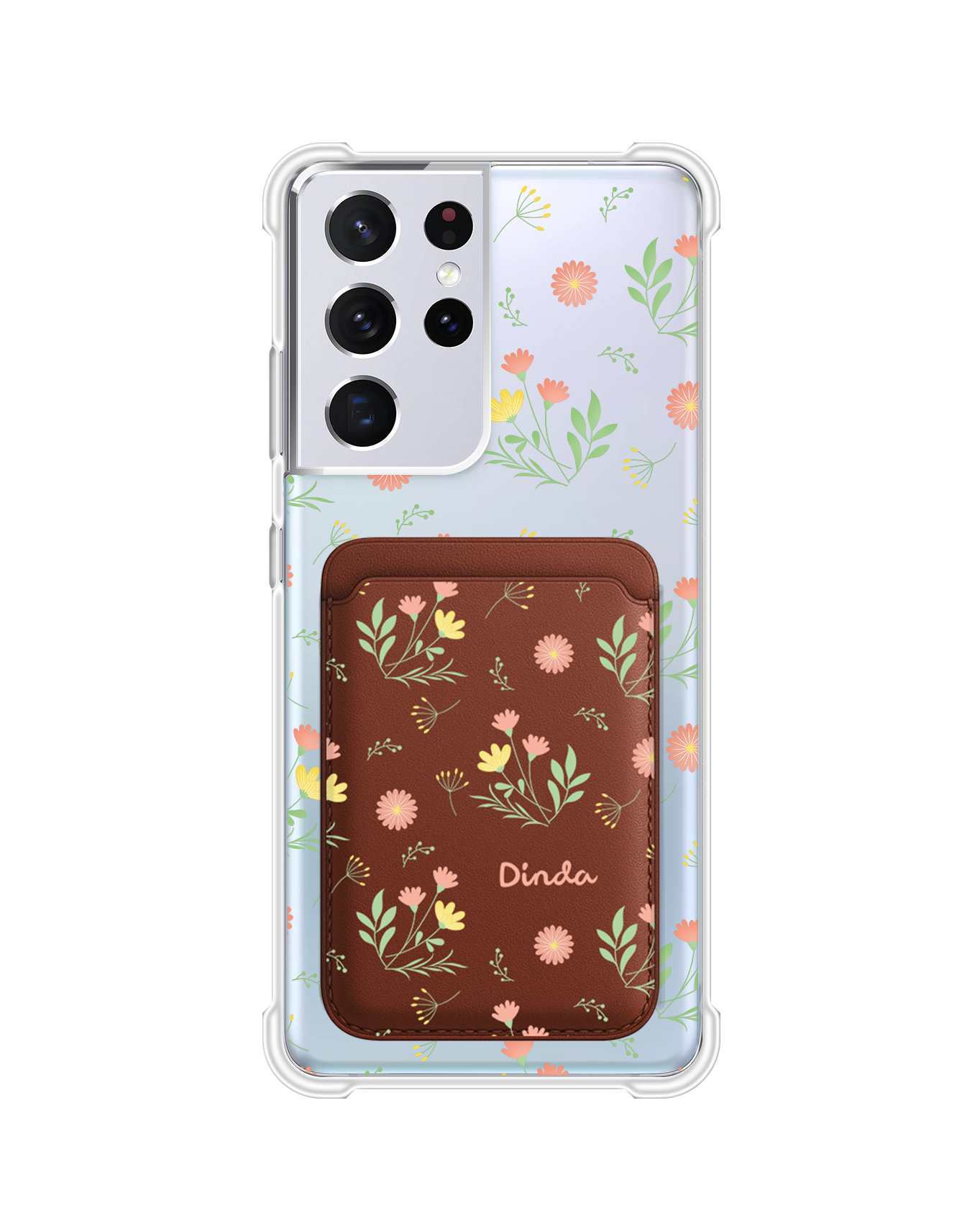 Android Magnetic Wallet Case - Dandelion