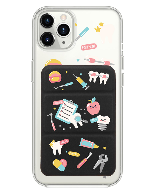 เคสพับสามทบแม่เหล็กสำหรับ iPhone - ทันตแพทย์