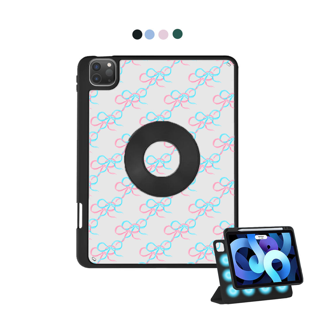 غطاء قابل للفصل لجهاز iPad - Coquette Overlap Bow