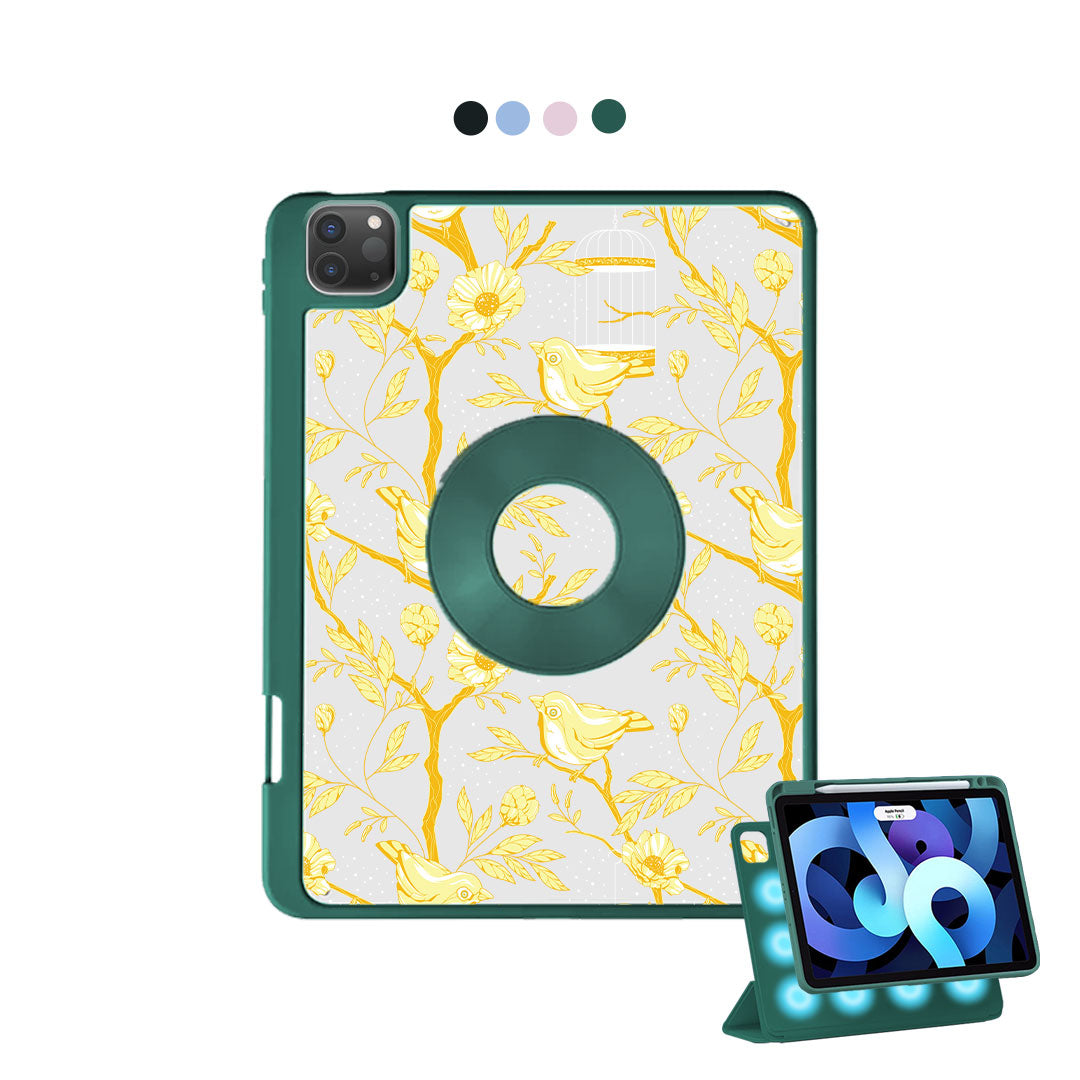غطاء iPad قابل للفصل - Lovebird Monochrome 2.0