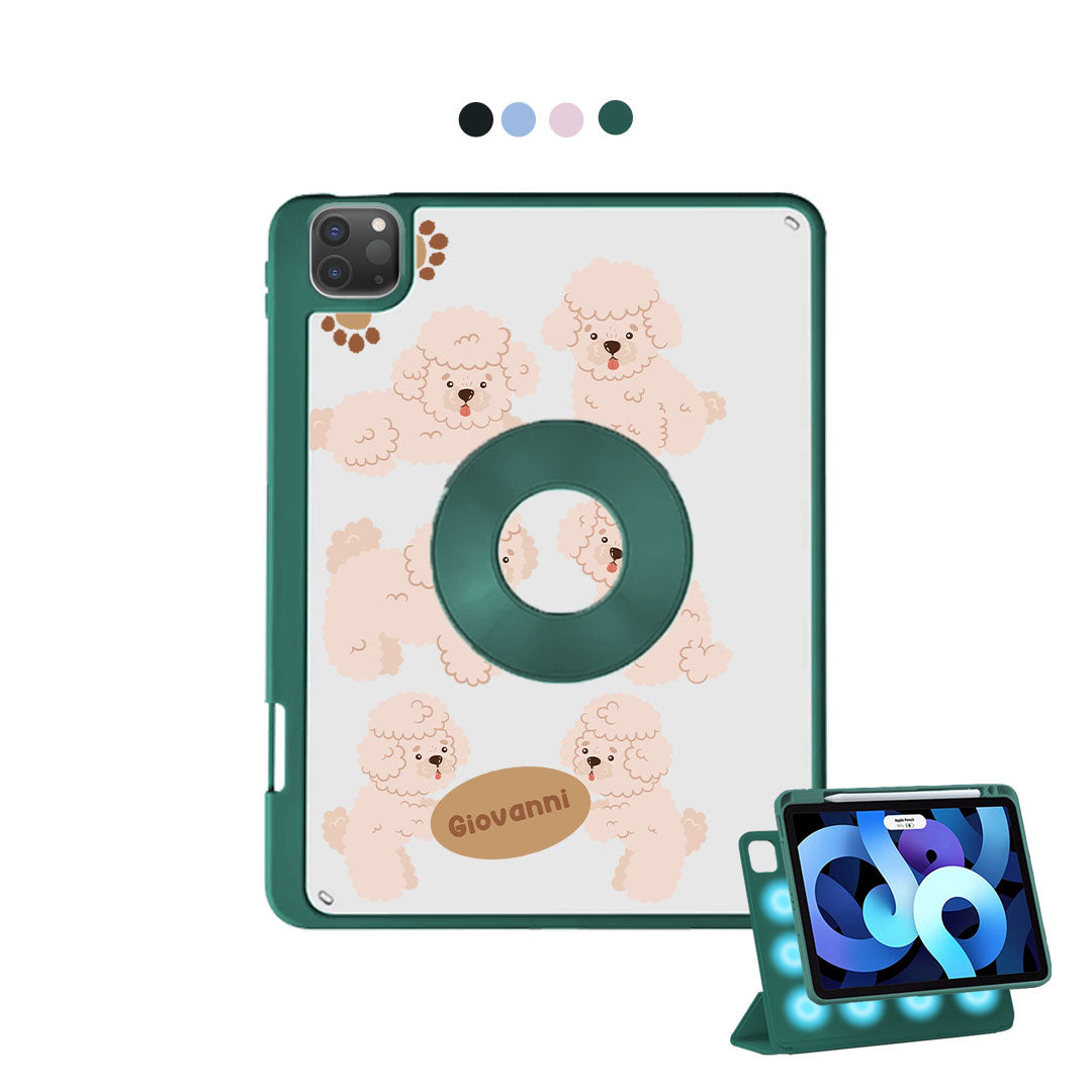 غطاء قابل للفصل لجهاز iPad - Poodle Squad 2.0