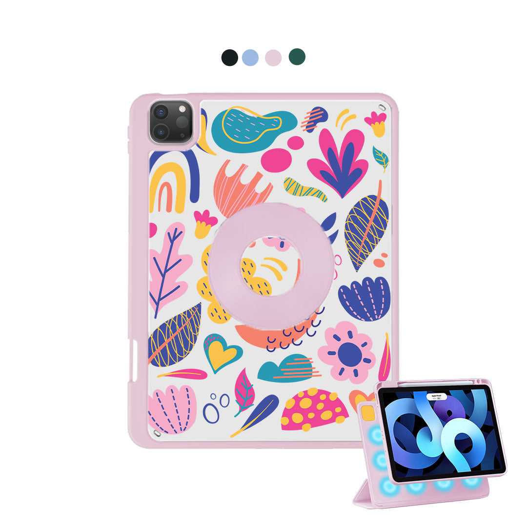 iPad Detachable Flip Cover -  Florals