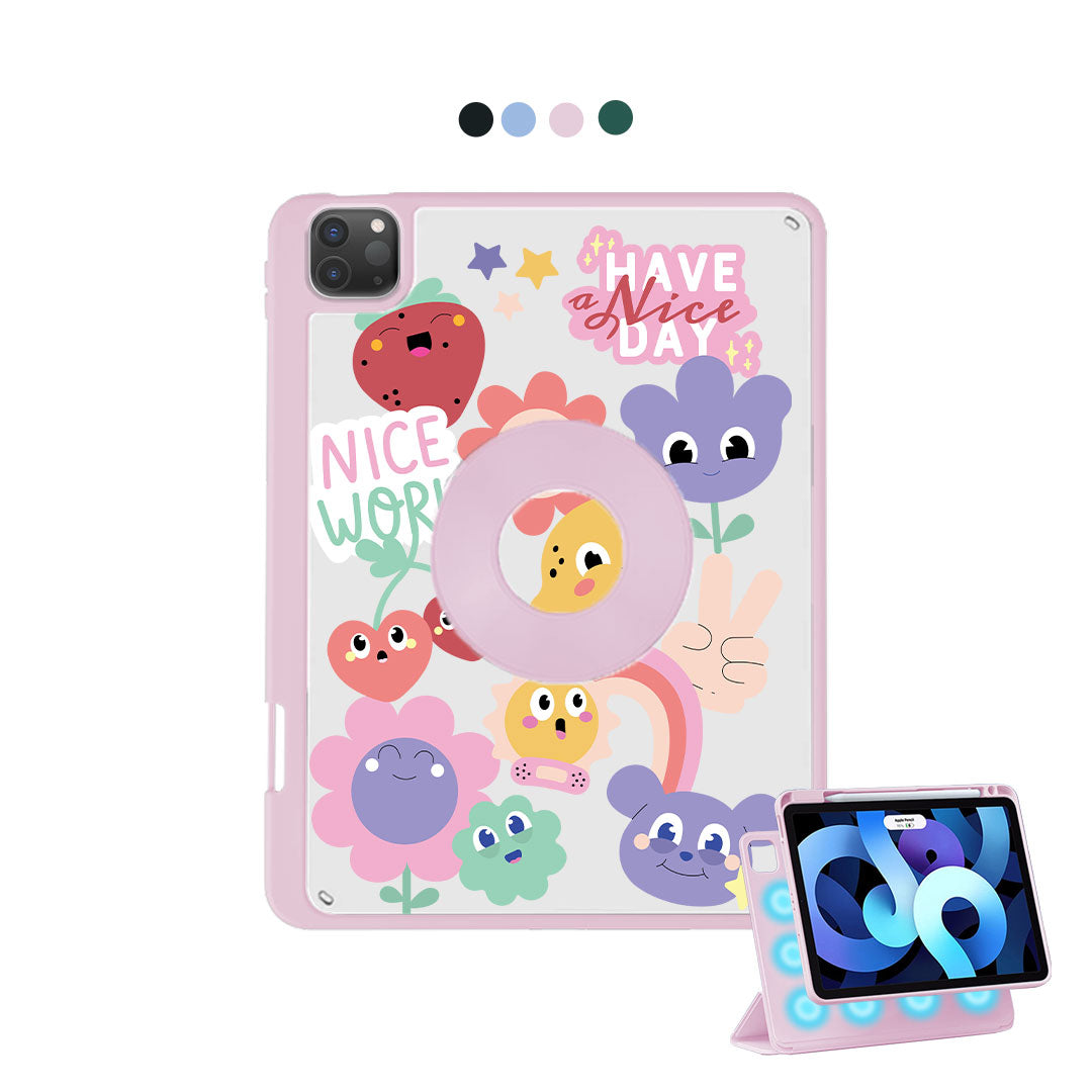 iPad Detachable Flip Cover - Garden Party