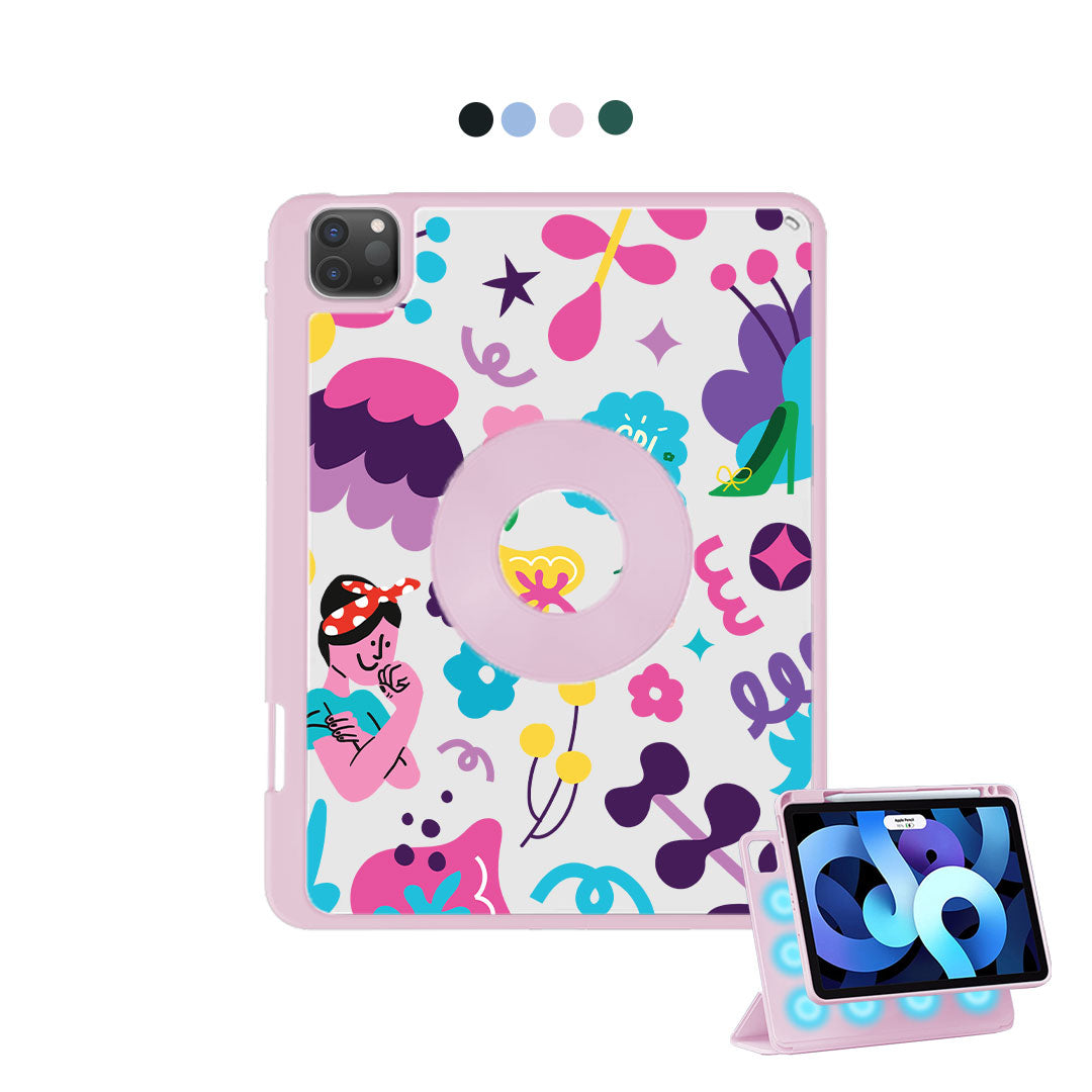 غطاء iPad قابل للفصل - Girl Power