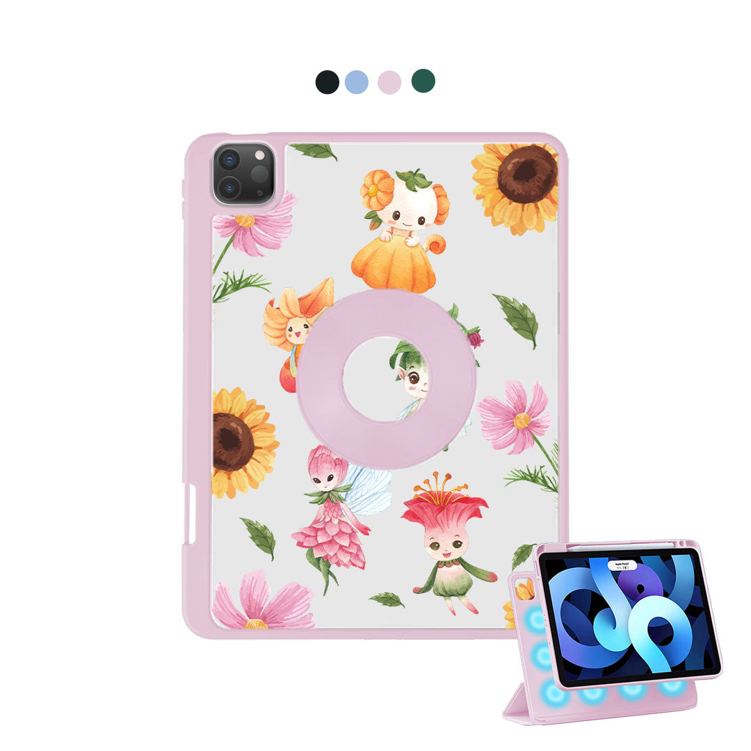 เคสฝาพับแบบถอดได้สำหรับ iPad - Magical Garden