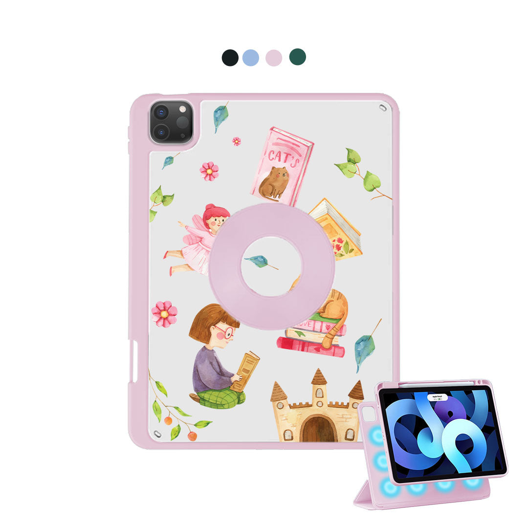 iPad Detachable Flip Cover - Fairy Cat