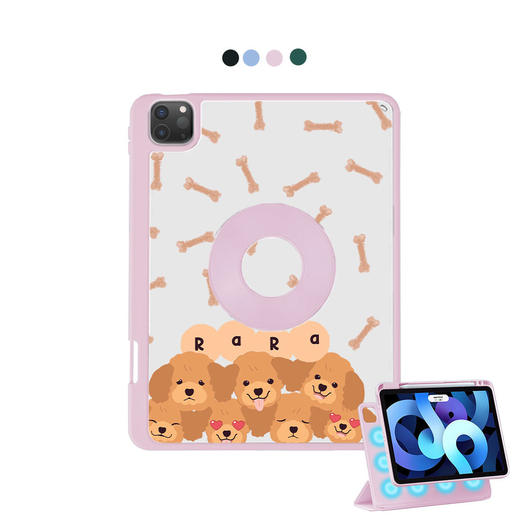 غطاء قابل للفصل لجهاز iPad - Poodle Squad 3.0