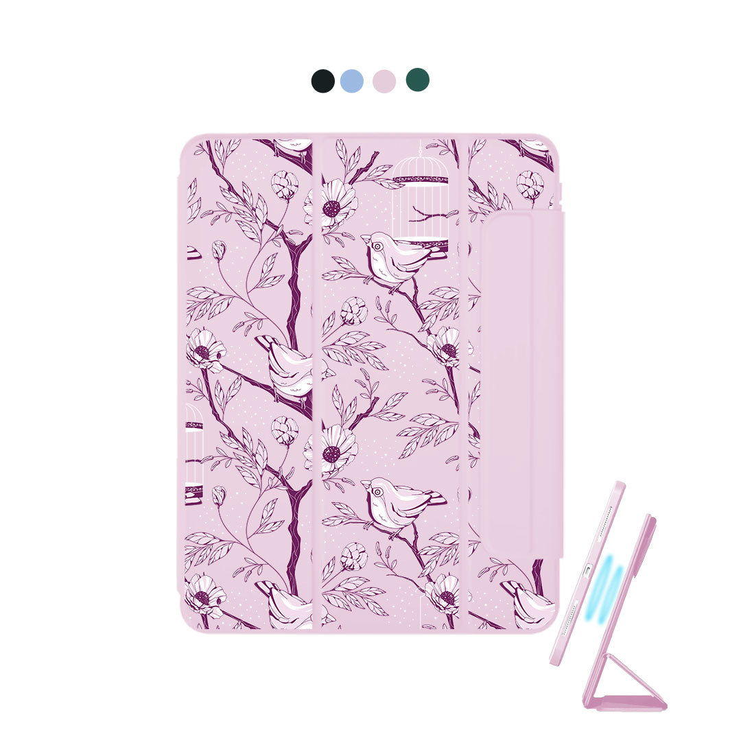 غطاء iPad قابل للفصل - Lovebird Monochrome 5.0