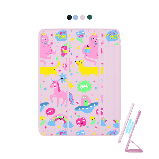 غطاء قابل للفصل لجهاز iPad - Monster Say Good Mood