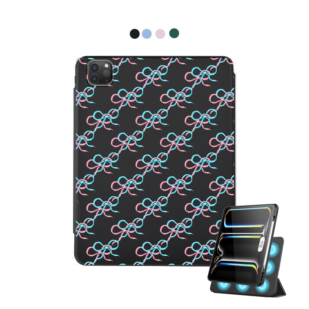غطاء قابل للفصل لجهاز iPad - Coquette Overlap Bow