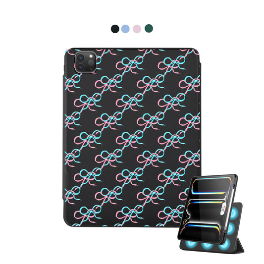 iPad Detachable Flip Cover - Coquette Overlap Bow